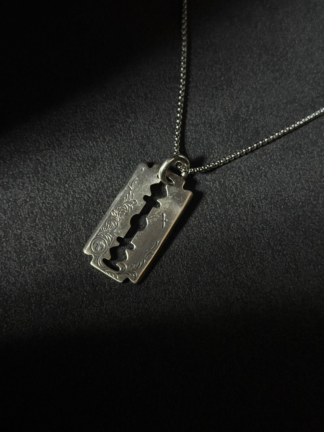 Razor Blade Pendant