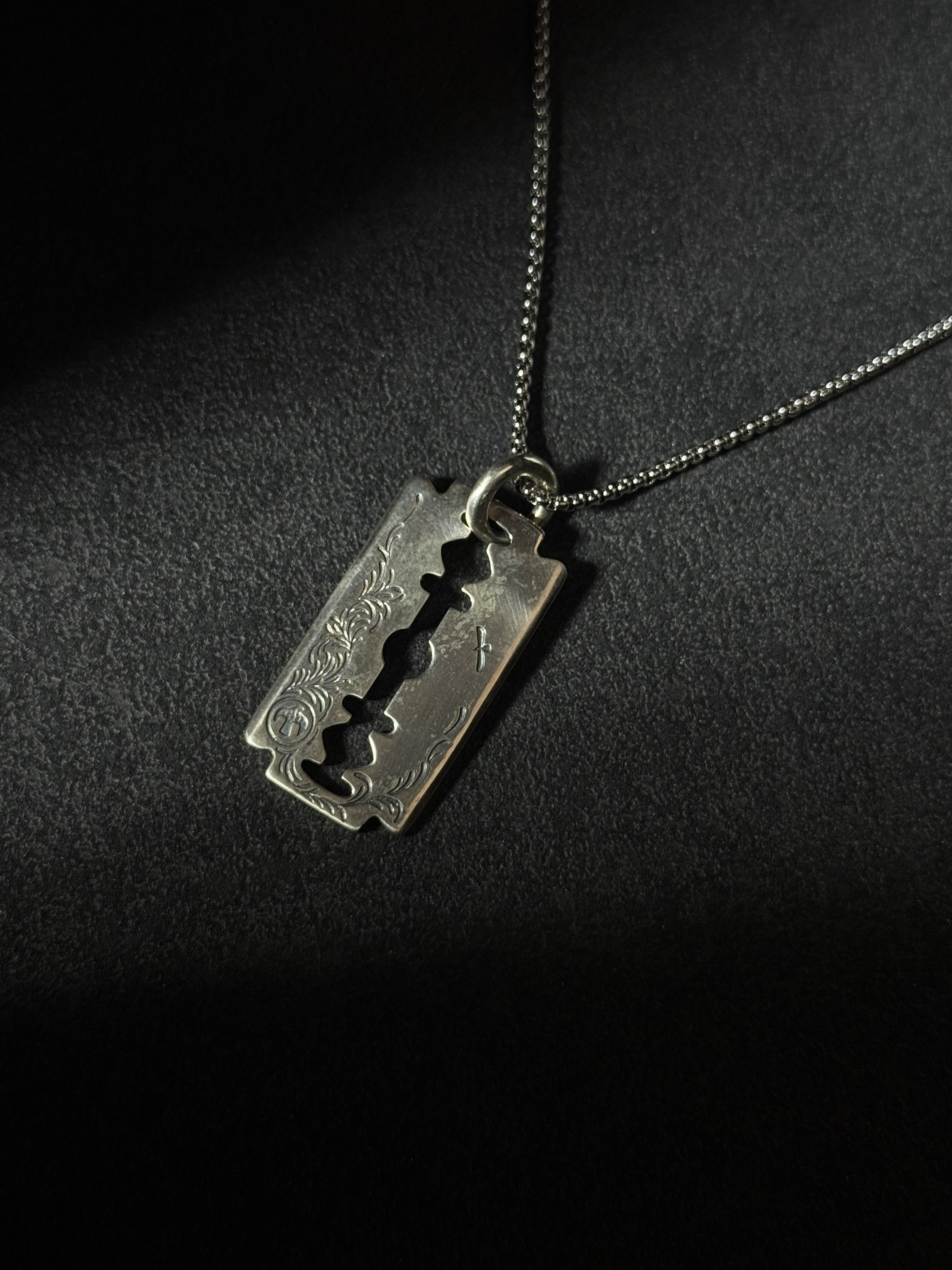 Razor Blade Pendant