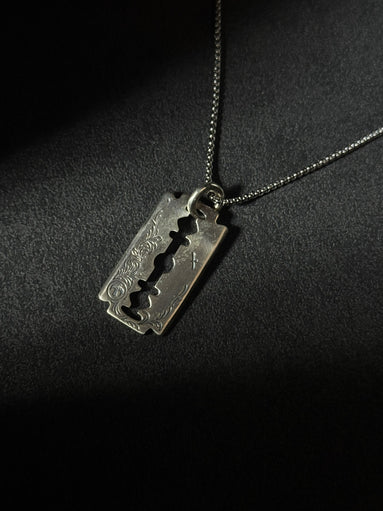 Razor Blade Pendant