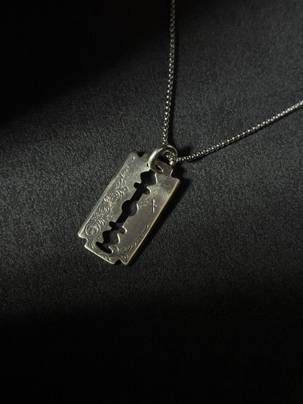 Razor Blade Pendant