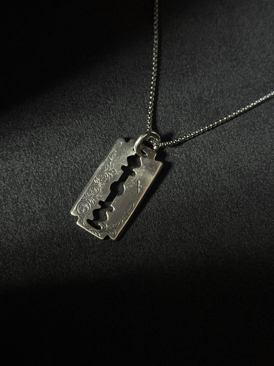 Razor Blade Pendant