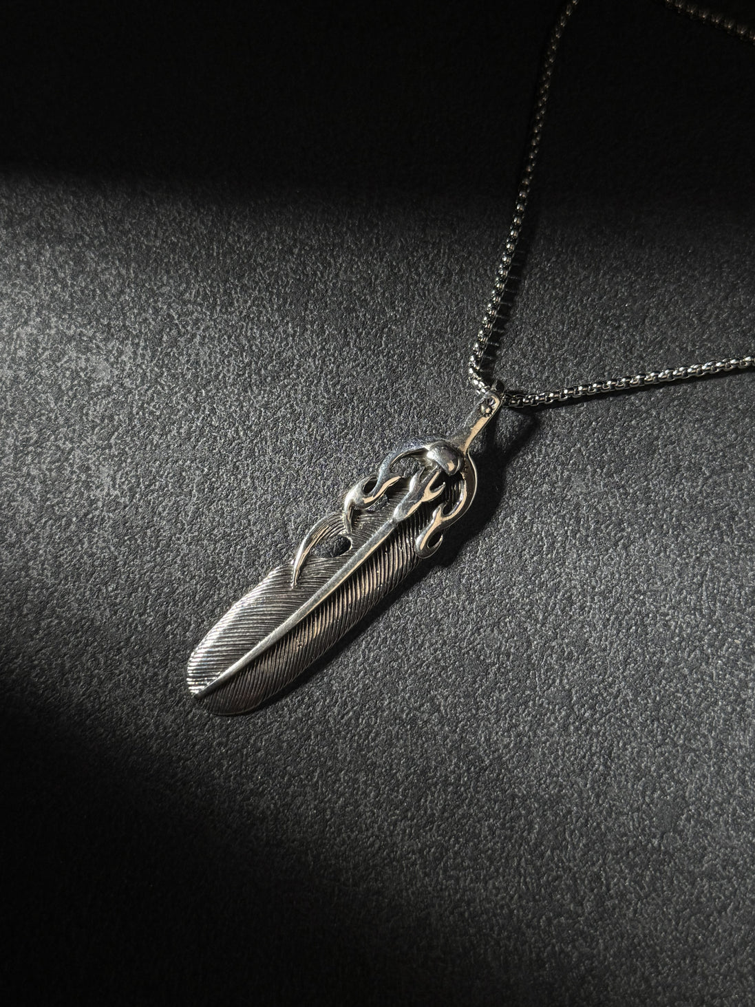 Flaming Sword Feather