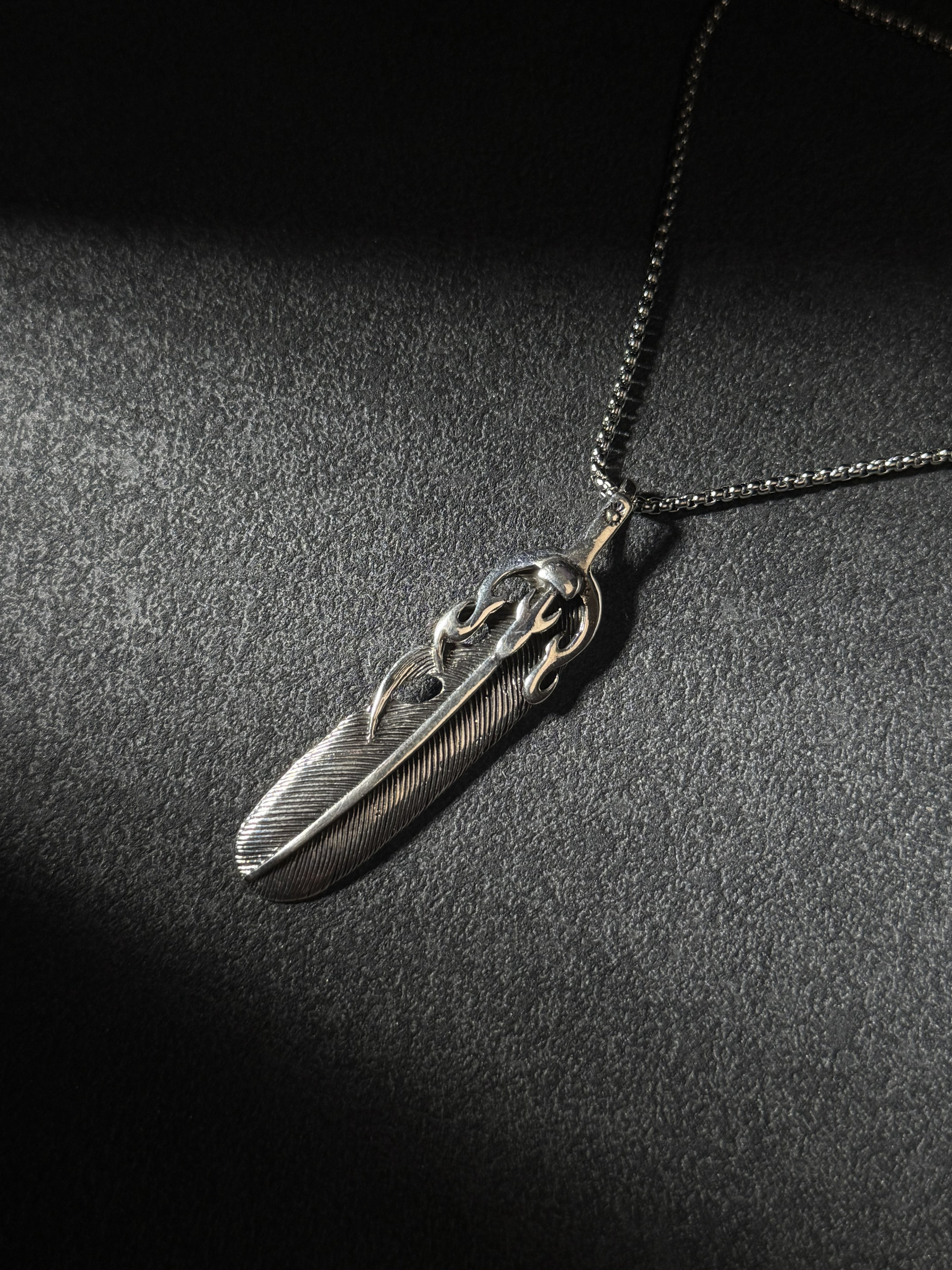 Flaming Sword Feather
