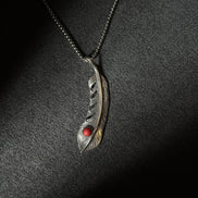 Bloody Agate Feather