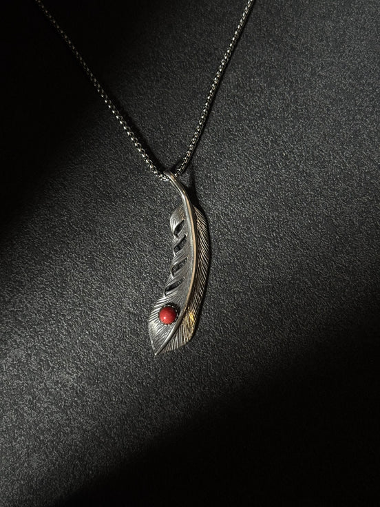 Bloody Agate Feather