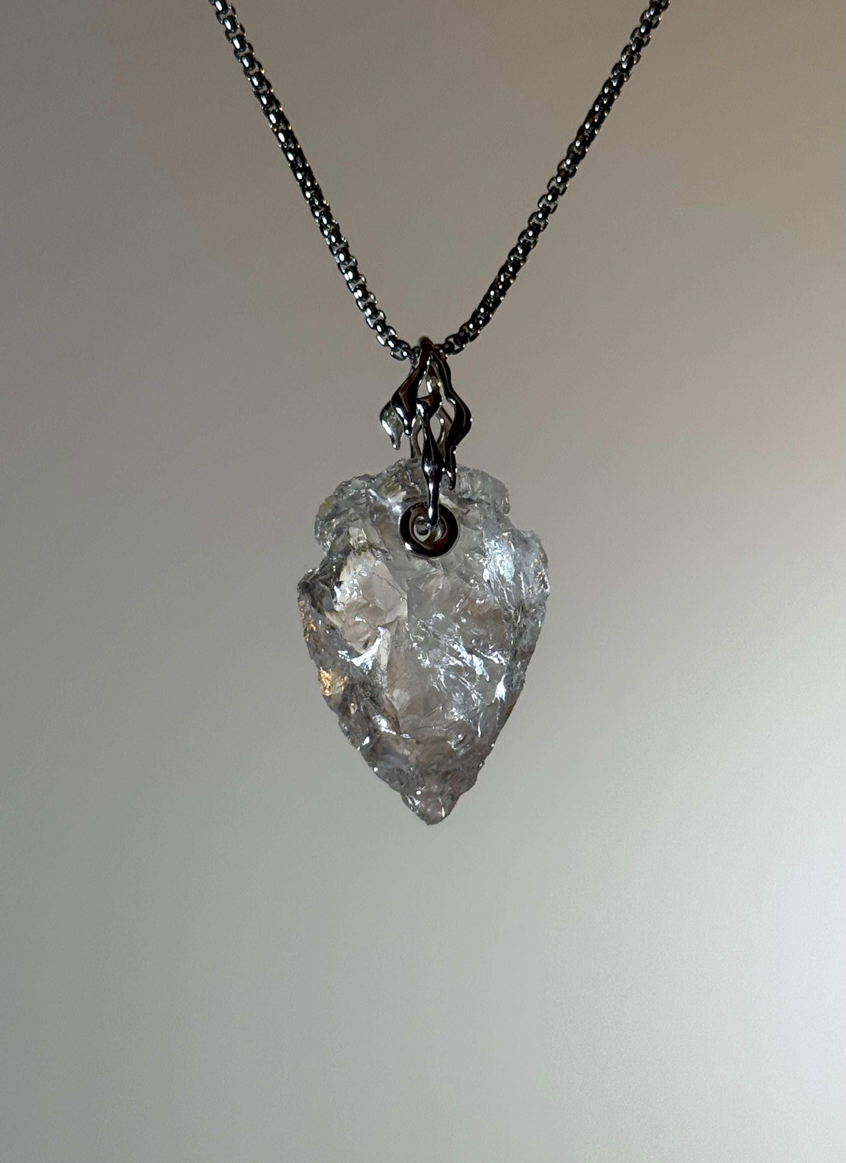 Hand-Carved Clear Quartz