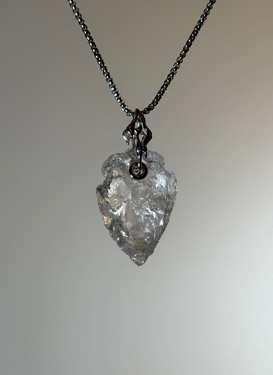 Hand-Carved Clear Quartz