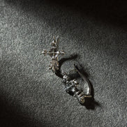Cross Charm Studs