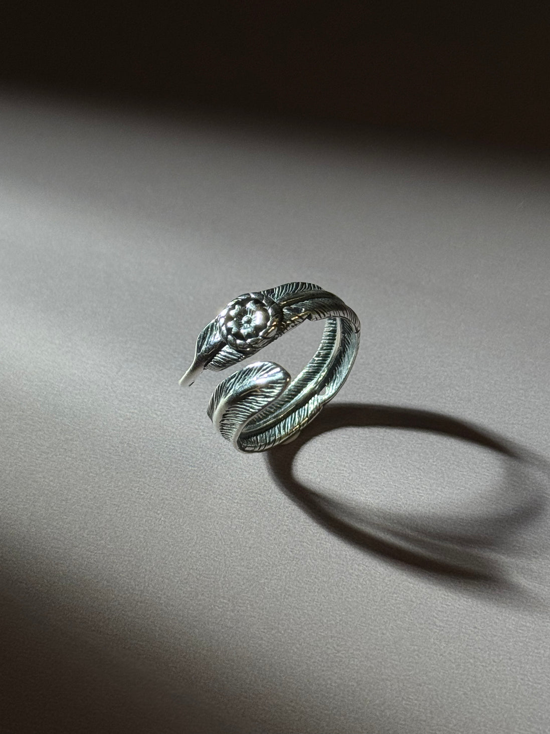 Delicate Feather Ring
